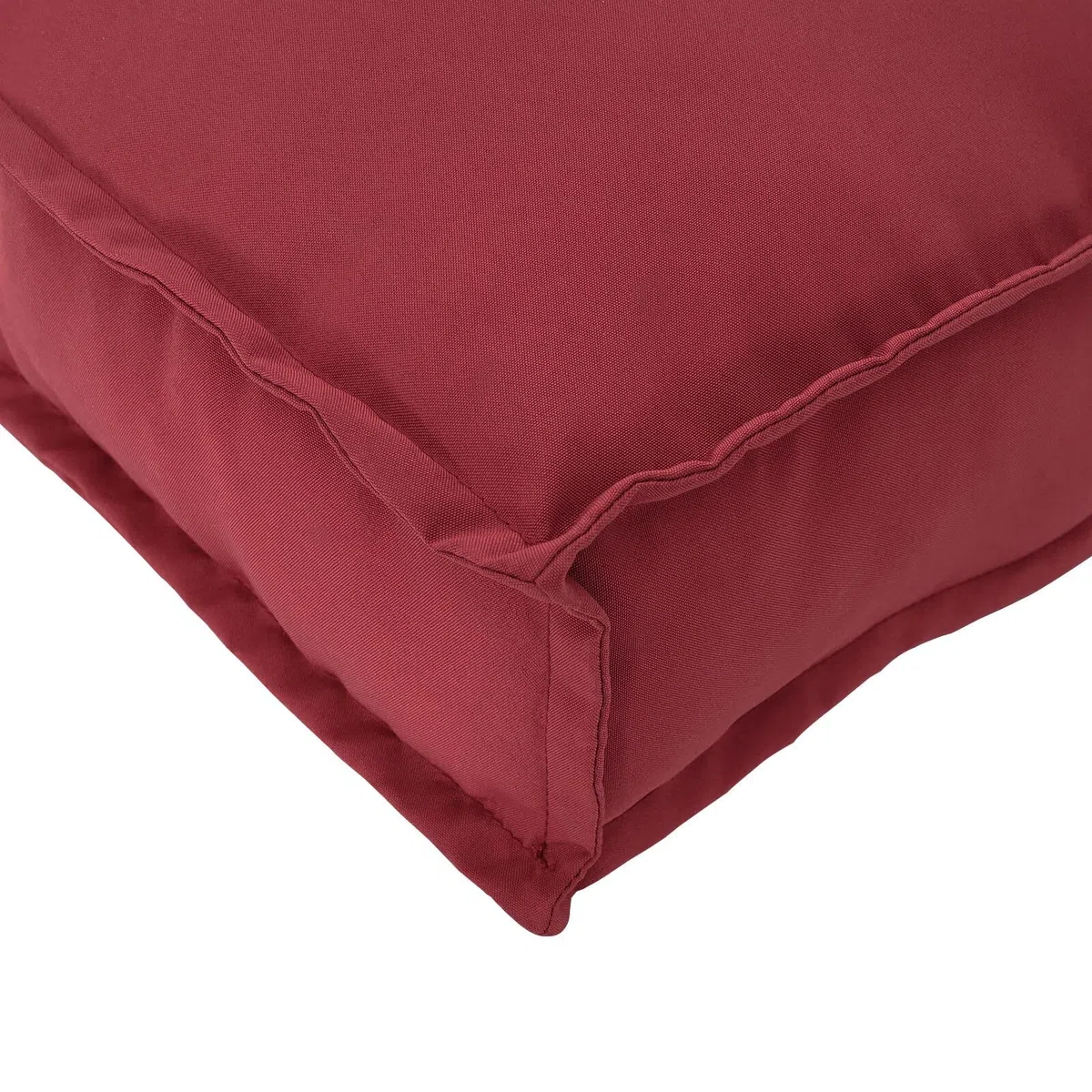 Palettenkissen 2er Set Weinrot Polyester Standard