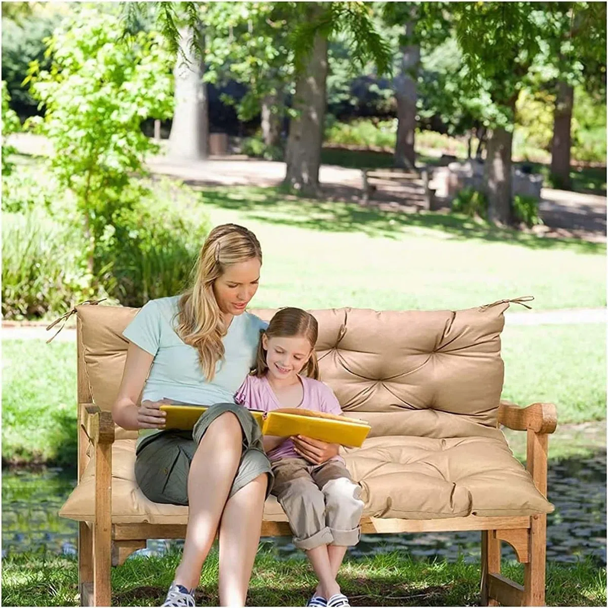 Outdoor Palettenkissen Set mit Befestigungskordeln. Waschbare Sitzkissen für Palettensofa. Indoor & Outdoor Palettenmöbel Zubehör Größen erhältlich