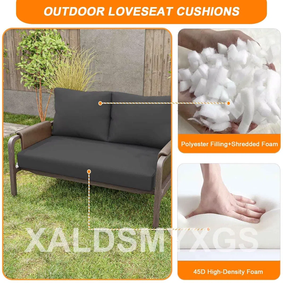 Palettenkissen 120x80cm Burgund, Palettenpolster Outdoor Wasserdicht, Europaletten Palettensofa Polster für Palettenmöbel, Balkon Paletten Polster Set - Paletten Kissen 120x80 + 2 Rückenlehne 60x40