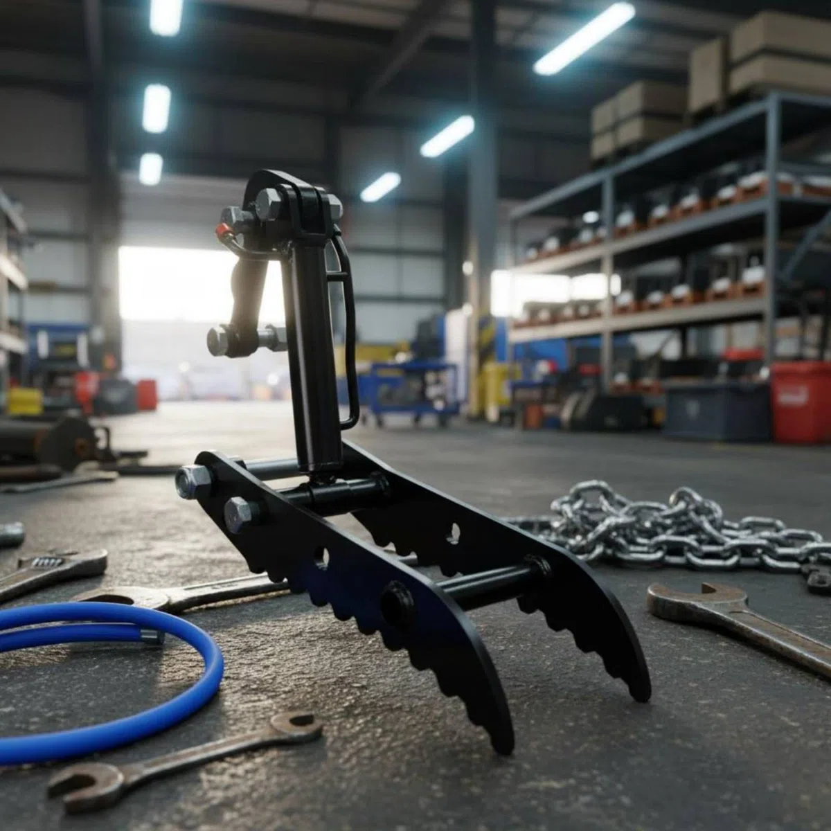Hydraulischer Daumen Daumenklemme Bagger Greifer Greifzange mit Verstärkter Stahlkonstruktion für Belastbare Einsätze Und Reibungslose Bewegungen für, color to 2