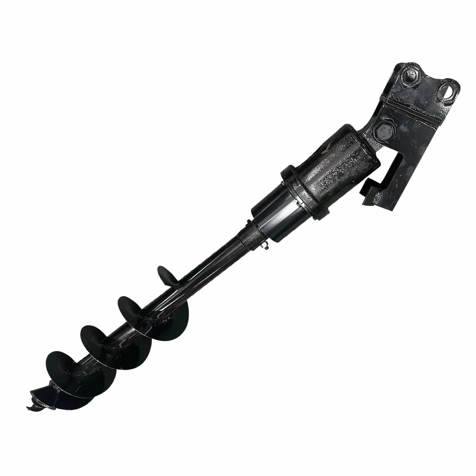 Fafeicy Schneckenbohrer für Schwere Maschinen, 200-mm-Baggerschneckenbohrer aus Manganstahl für Effizientes Graben in Erde und Sand