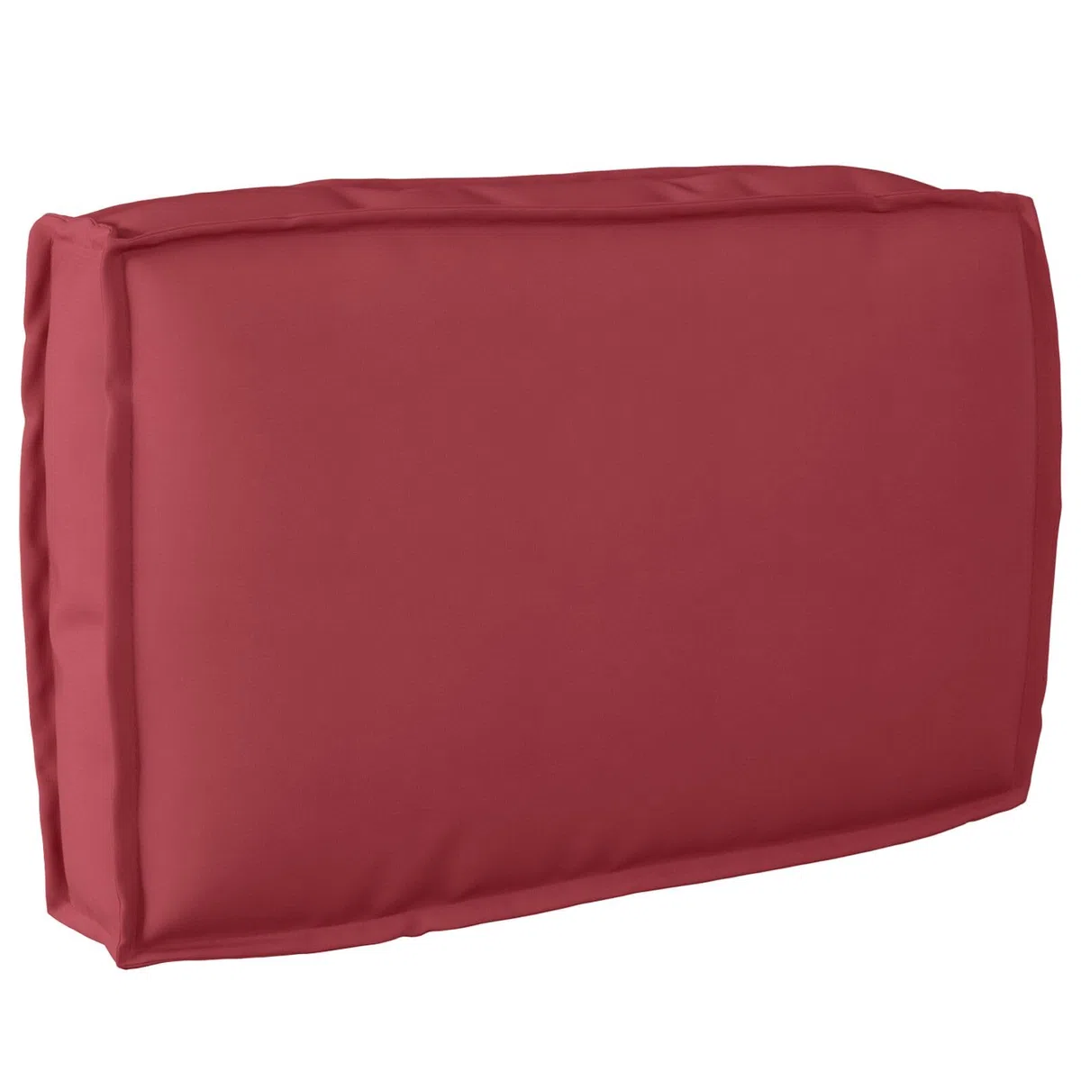Palettenkissen 2er Set Weinrot Polyester Standard