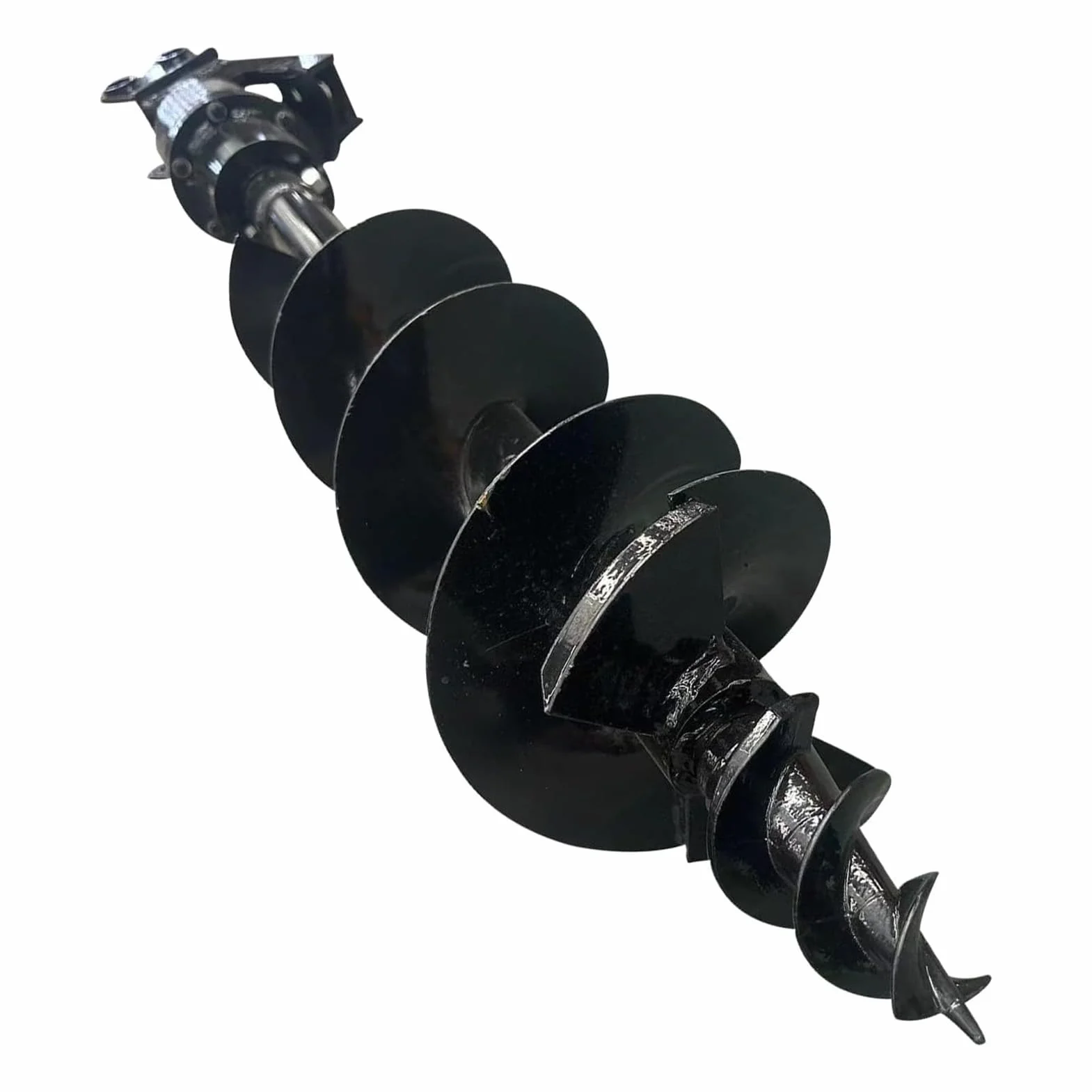 Fafeicy Schneckenbohrer für Schwere Maschinen, 200-mm-Baggerschneckenbohrer aus Manganstahl für Effizientes Graben in Erde und Sand