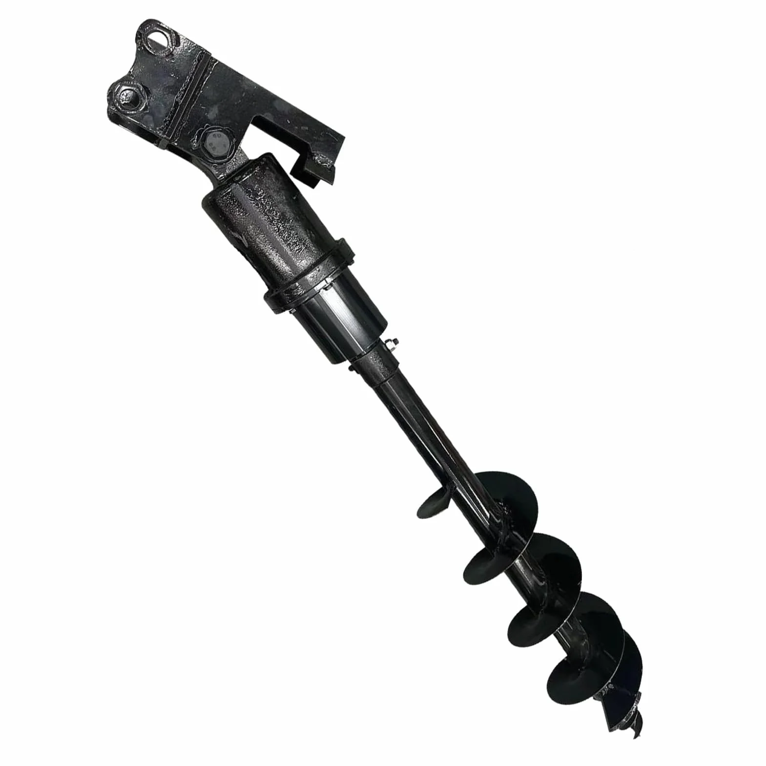 Fafeicy Schneckenbohrer für Schwere Maschinen, 200-mm-Baggerschneckenbohrer aus Manganstahl für Effizientes Graben in Erde und Sand